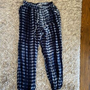 Crazy comfortable and cute blue tie-dye joggers. So soft you won’t believe it!